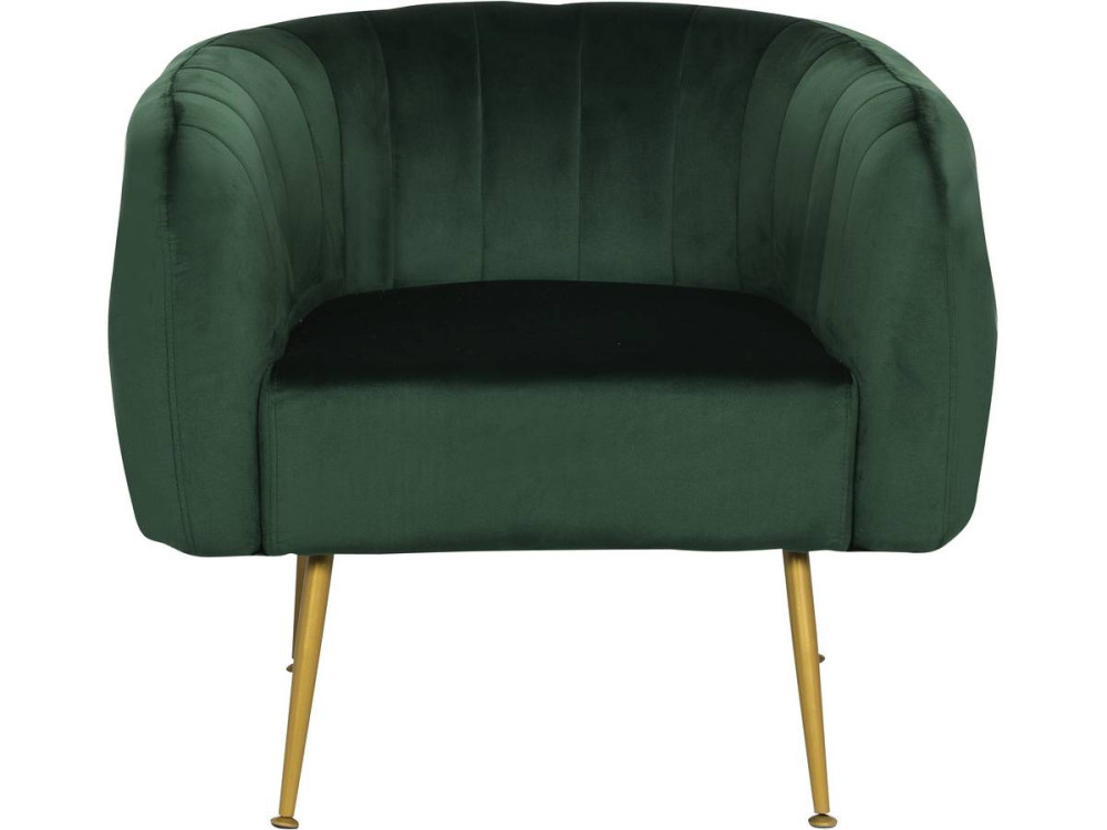 Sessel aus Samt "Diana" - 1 Person - Grün