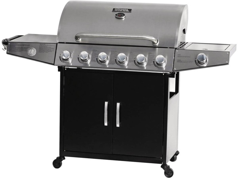 Gasgrill "Party 7" - 7 Brenner, davon 1 Seitenbrenner - 20,9 kW