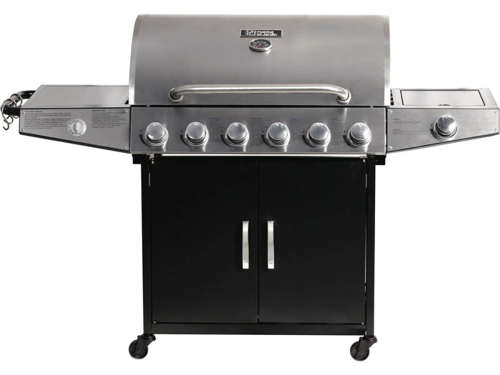 Gasgrill "Party 7" - 7 Brenner, davon 1 Seitenbrenner - 20,9 kW