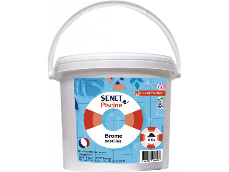 Brom in Kieselsteinen "Senet Piscine" - 5 kg