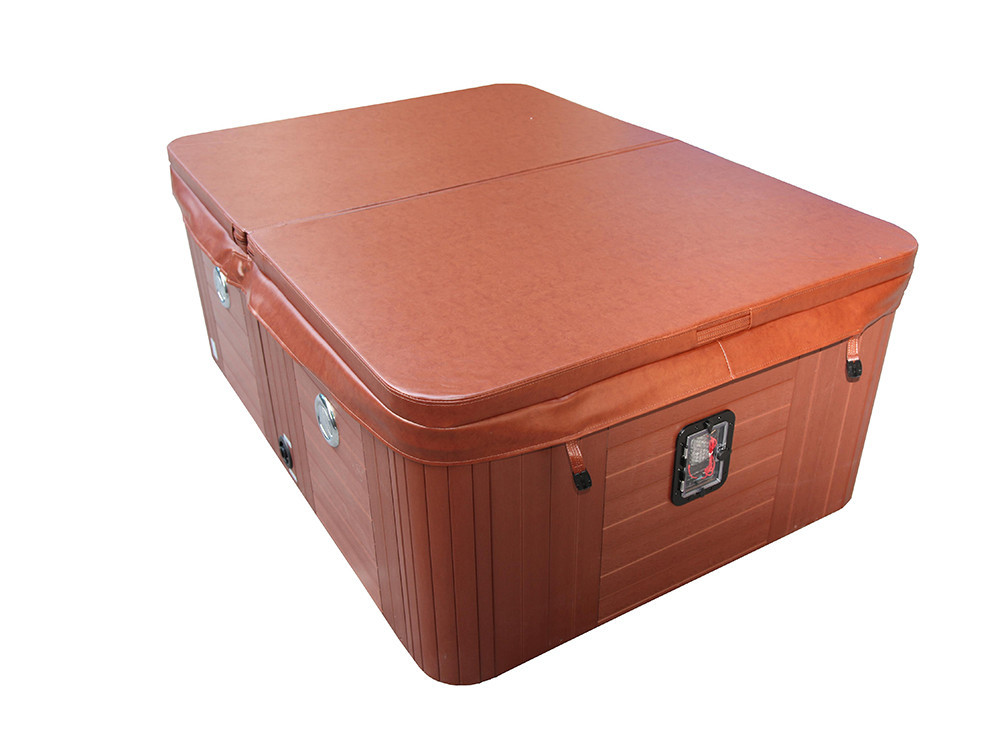 Whirlpool "Fidji" 4 Personen - Graue Wanne - Balboa-System + integrierte Iphone-Basis - 210 x 152 x 81 cm