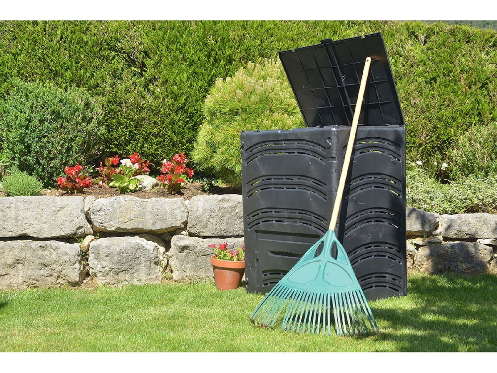 Komposter aus Kunststoff „MAKI“ – 500 L – Schwarz