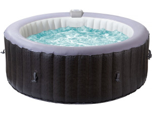 Aufblasbarer PVC-Whirlpool "Malaga" - 4 Plätze - Grau