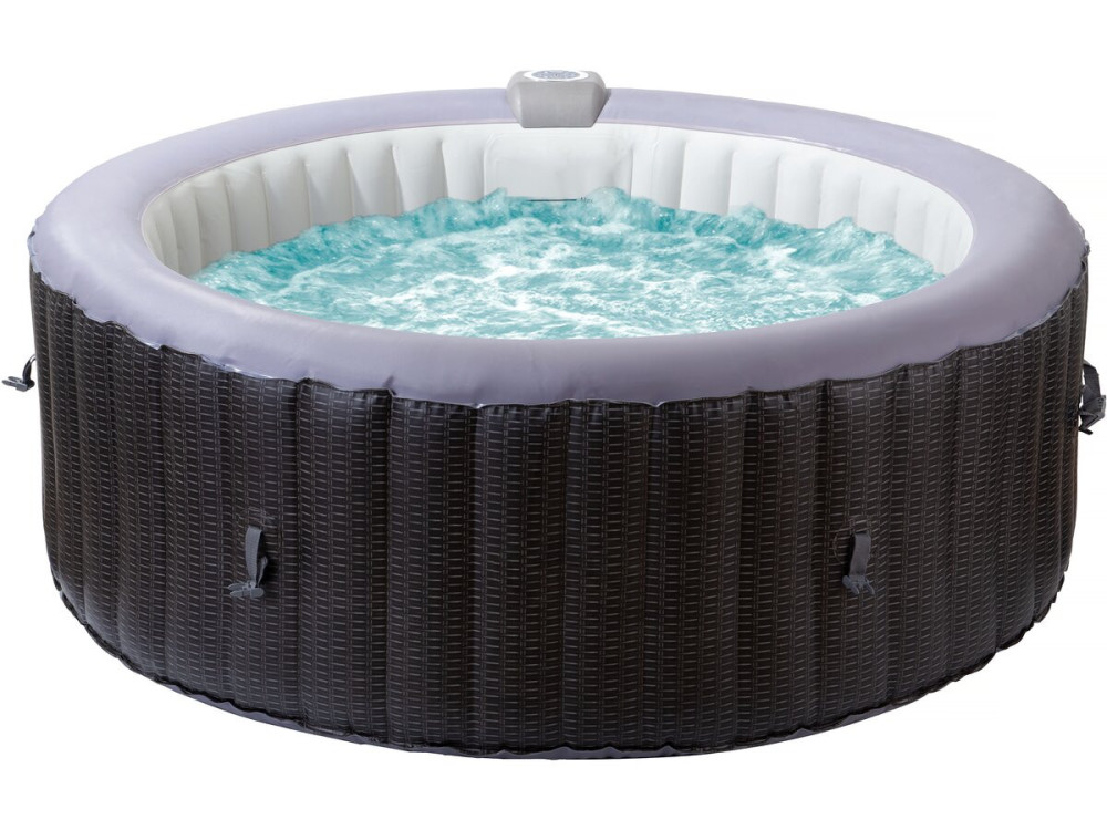 Aufblasbarer PVC-Whirlpool "Malaga" - 4 Plätze - Grau