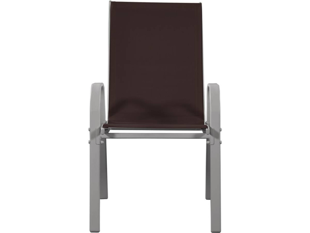 Gartenstuhl aus Textilene "Cordoba" - Phoenix - Taupe - 4er-Set