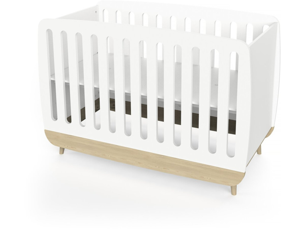 Babywiege "Firmiana" - 60 x 120 cm - Weiß matt