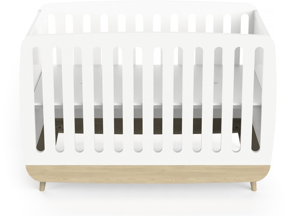 Babywiege "Firmiana" - 60 x 120 cm - Weiß matt