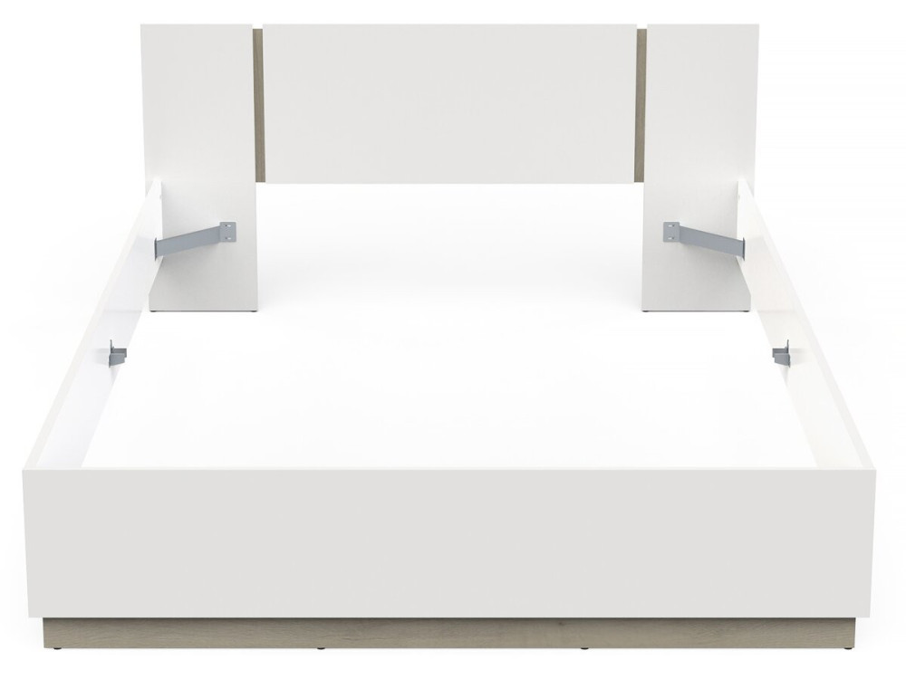 Doppelbett aus Holz „Watson“ – 140 x 200 cm – Weiß