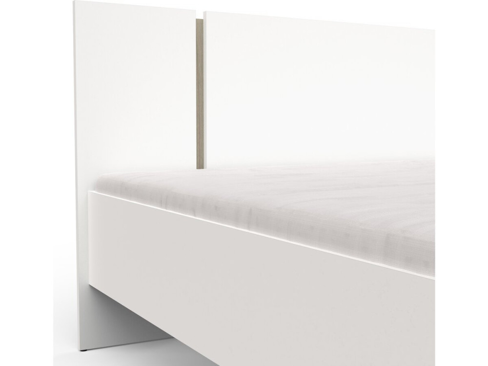 Doppelbett aus Holz „Watson“ – 140 x 200 cm – Weiß