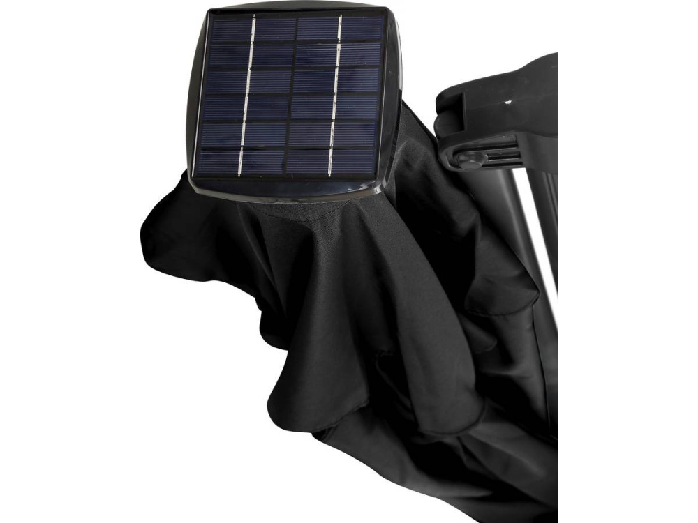 Freiarmgartenschirm LED Alu "Sun 4 Luxe" - Viereckig: 3 x 4 M - Ballastfuß enthalten