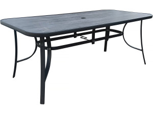 Gartentisch "Cordoba" - Phoenix - 8 Personen - Grau in Marmoroptik