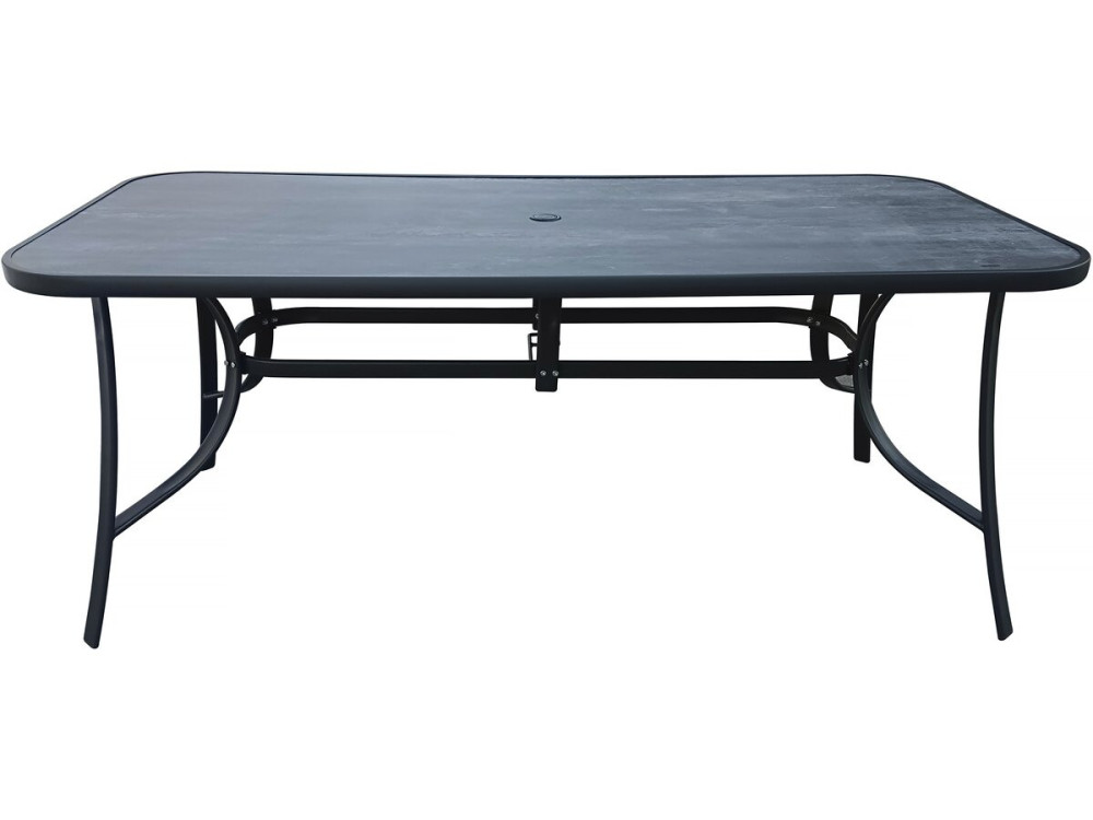 Gartentisch "Cordoba" - Phoenix - 8 Personen - Grau in Marmoroptik