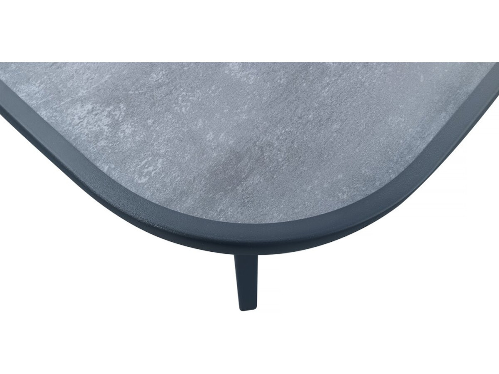 Gartentisch "Cordoba" - Phoenix - 8 Personen - Grau in Marmoroptik