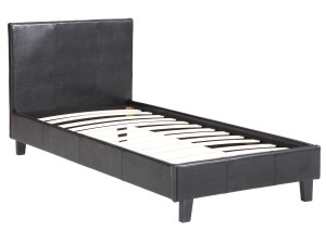 Einzelbett "Lina" - 90 x 190 cm - Schwarz