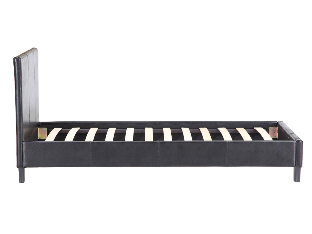 Einzelbett "Lina" - 90 x 190 cm - Schwarz