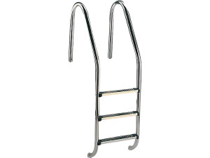 Standard-Poolleiter - 5 neutrale Stufen - Edelstahl