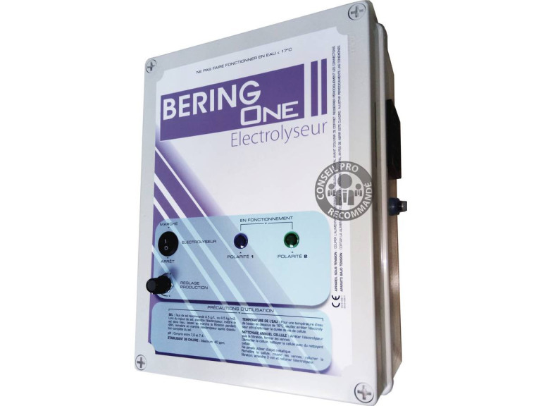 Elektromechanisches Salzelektrolysegerät "Bering One" - 22.5 x 13 x 30 cm - 60 m3
