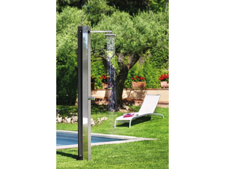Solar-Pool-Dusche „Niagara” – 30 l – H. 215,7 cm – Stahl