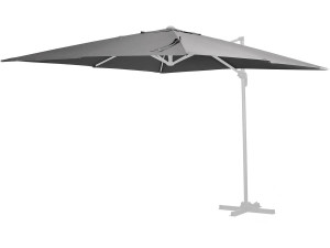 Leinwand für deportierten Gartensonnenschirm "Sun 3" - 3 x 3 m - Grau