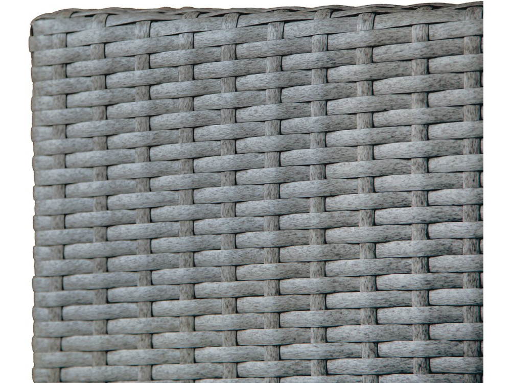 Gartenlounge aus Polyrattan 3-Sitzer "Diya" - Grau