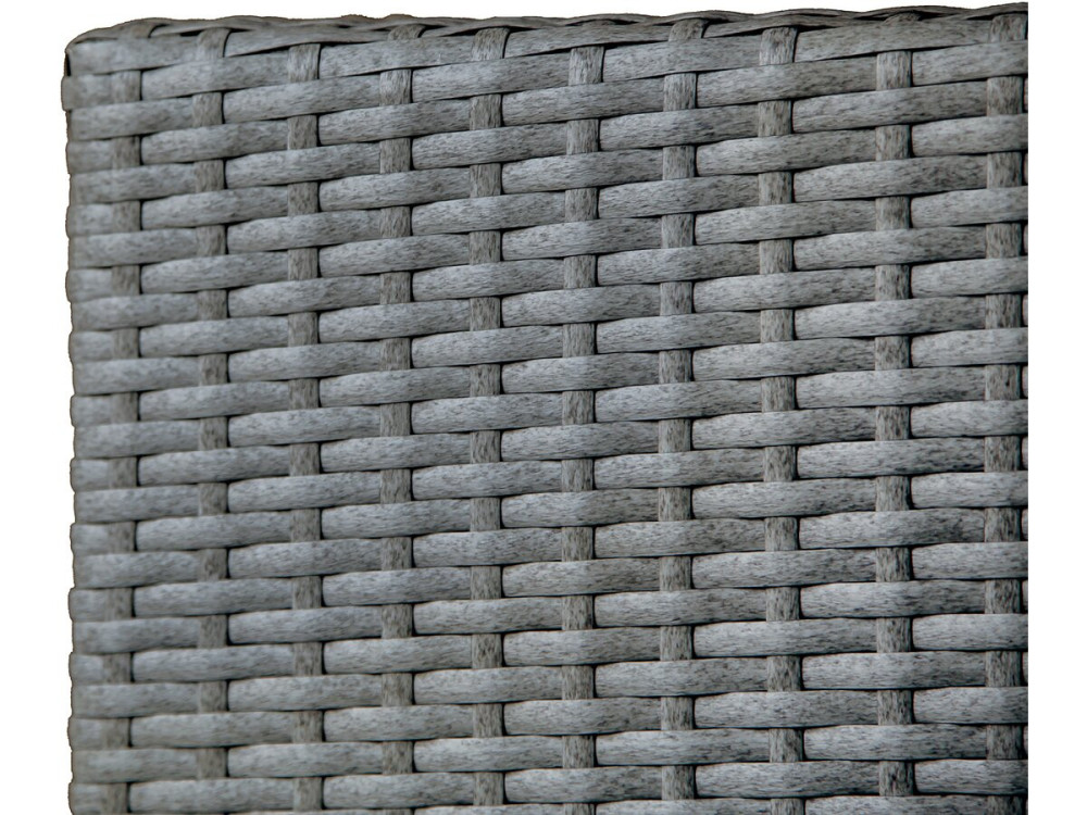 Gartenlounge aus Polyrattan 3-Sitzer "Diya" - Hellgrau