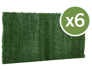 Künstliche Hecke 6er-Set - 150 x 300 cm