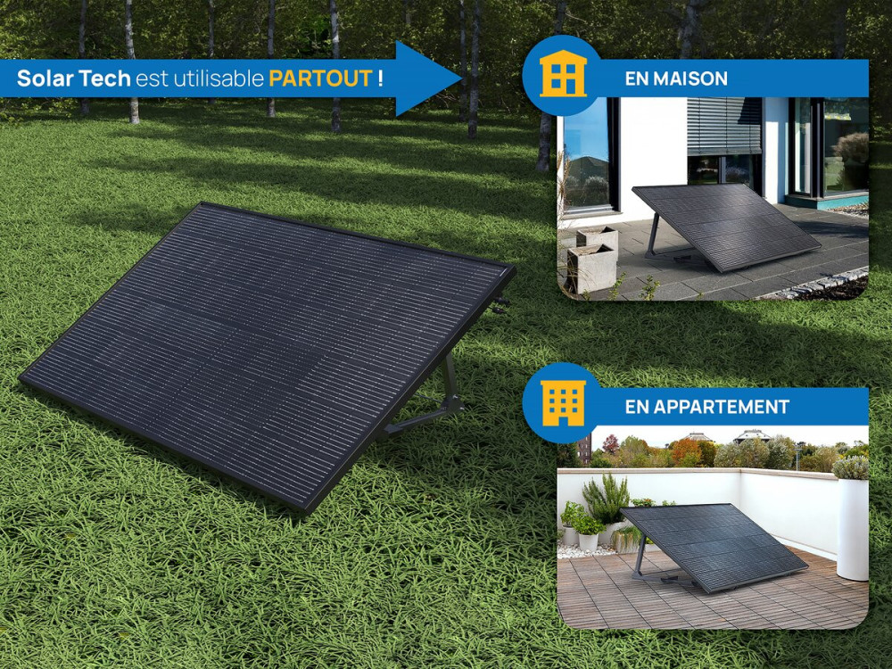 Solarpaneel 400 W "Solar Tech" Plug and Play - Startset
