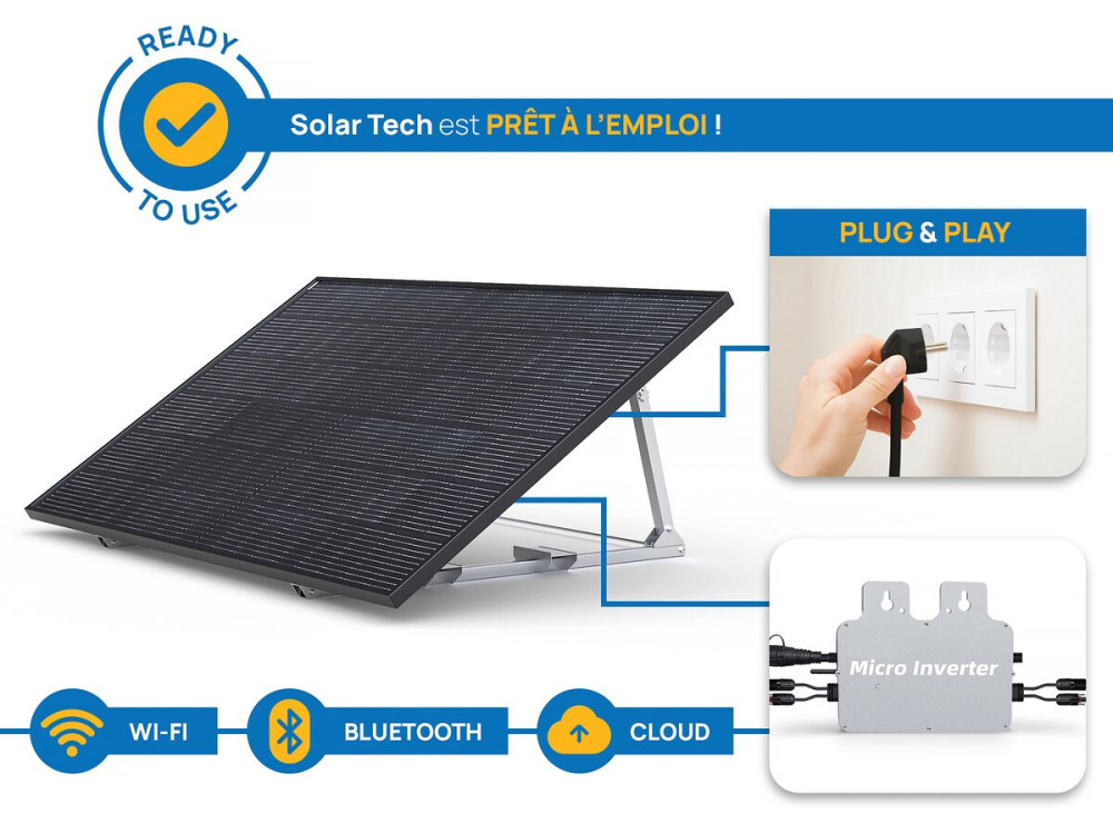 Solarpaneel 400 W "Solar Tech" Plug and Play - Startset