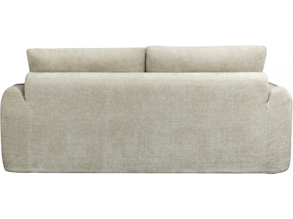 Einzelsofa "Silvano" aus strukturiertem Stoff - 3 Plätze - Beige