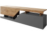TV-Möbel "Ceelias" - 160 x 46 x 35 cm - Grau/Braun