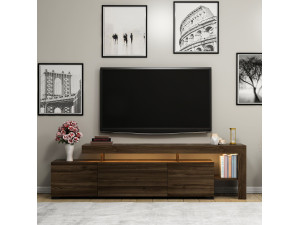 Holz TV-Möbel "Beliz" TV-Möbel - 192 x 37 x 53 cm
