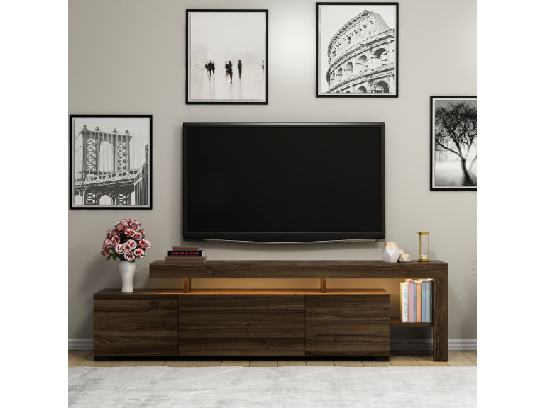 Holz TV-Möbel "Beliz" TV-Möbel - 192 x 37 x 53 cm