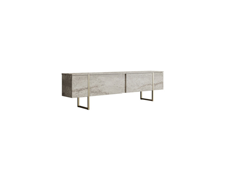 TV-Möbel aus Holz "Luxe" - 180 x 30 x 50 cm - TravertinOr