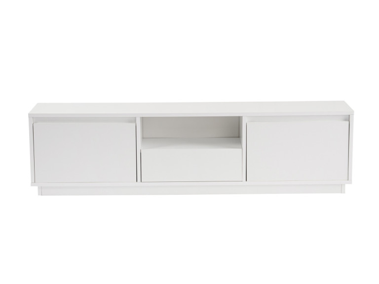TV-Ständer Vanguard aus Holz – 160 x 29 x 42 cm – Naturweiß