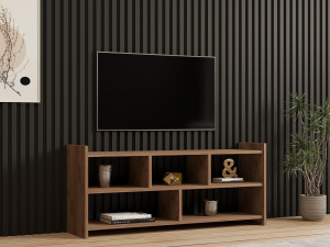 TV-Möbel aus Holz "Pera" - 117 x 28 x 55 cm - Atlantische Kiefer 2