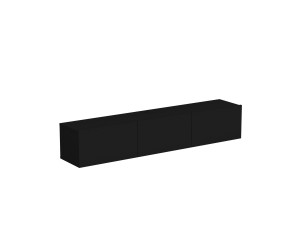 TV-Möbel aus Holz "Denby" - 160 x 31 x 29 cm - Schwarz
