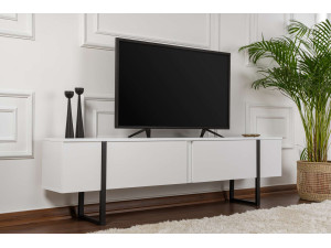 TV-Möbel aus Holz "Serenity" 180 x 30 x 45 cm - Weiß 2