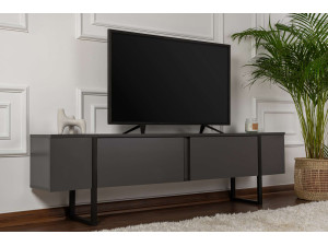 TV-Möbel aus Holz "Serenity" 180 x 30 x 50 cm - Anthrazit 2