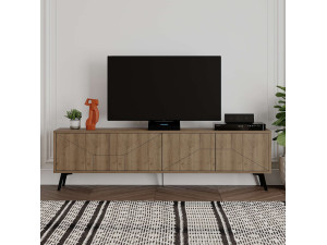 TV-Möbel aus Holz "Dune" - 180 x 29 x 50 cm - Braun 2