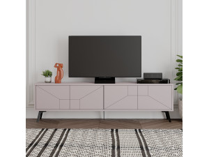 TV-Möbel aus Holz "Dune" - 180 x 29 x 50 cm - Mokka hell 2