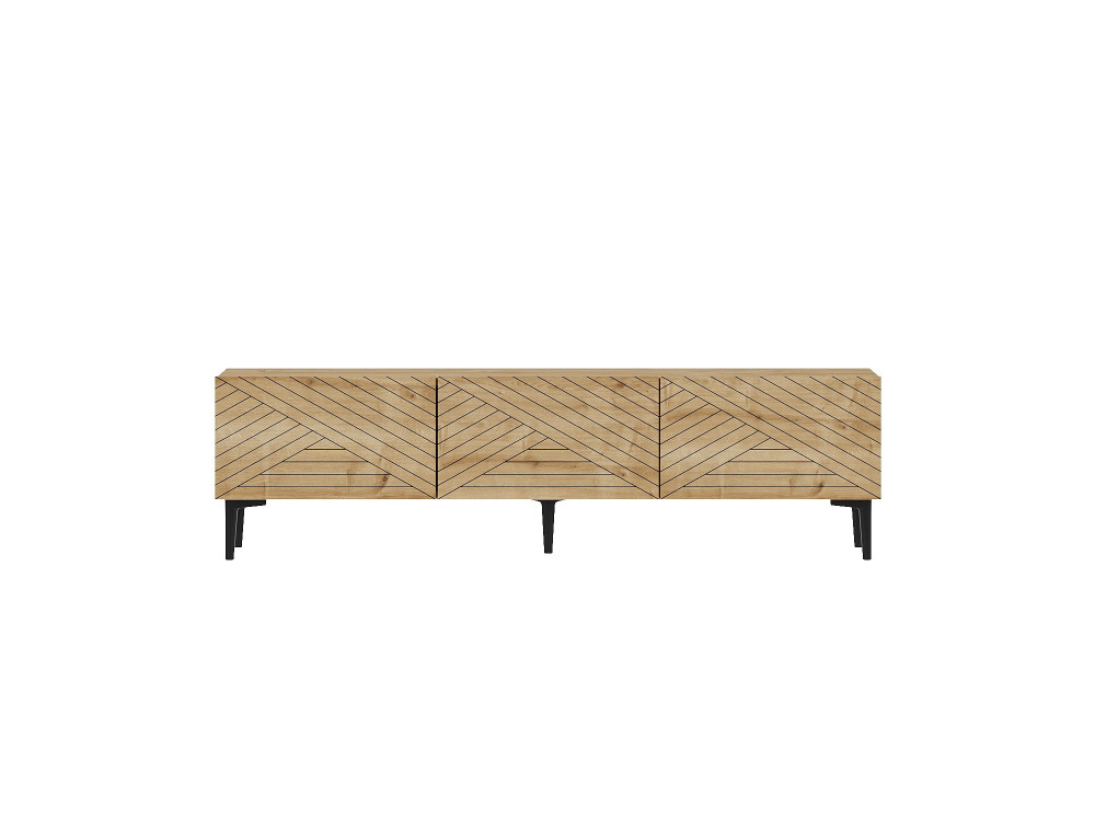 Holz TV-Möbel "Felix" 160 x 31,4 x 44,1 cm - Saphir-Eiche