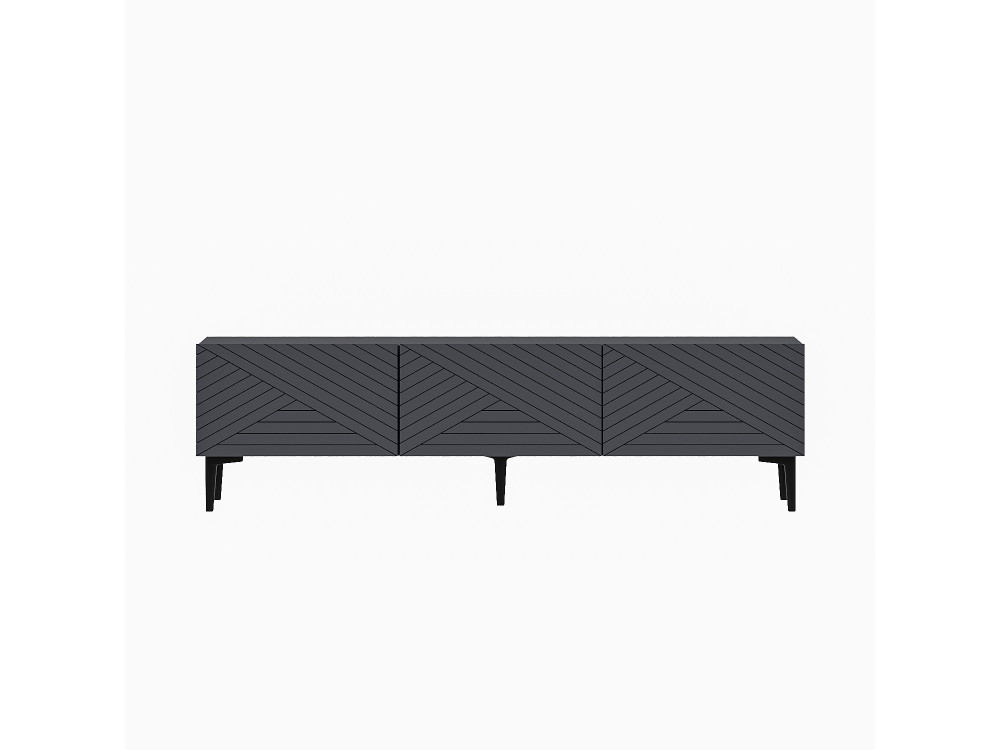 TV-Möbel aus Holz "Felix" 160 x 31,4 x 44,1 cm - Anthrazit