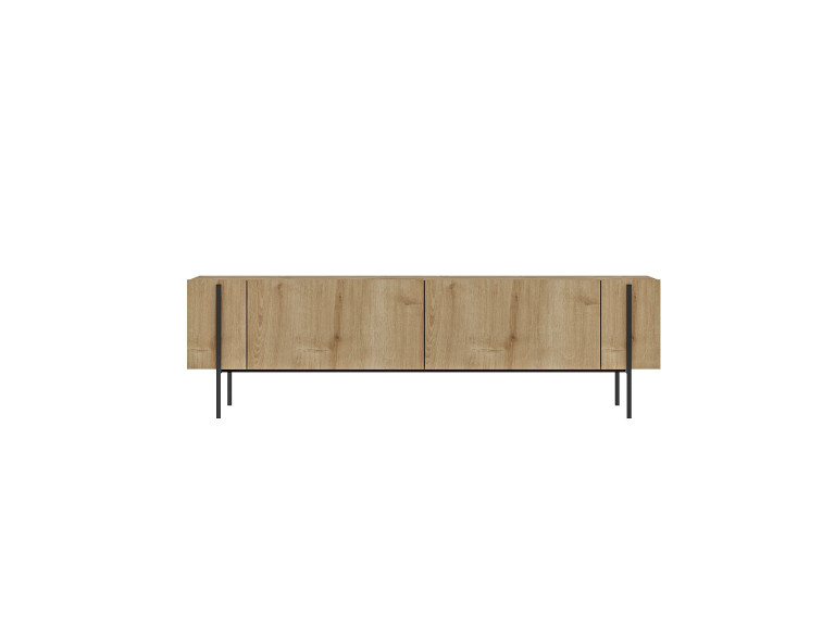 TV-Möbel aus Holz "Herman" - 160 x 31 x 45 cm - Beige
