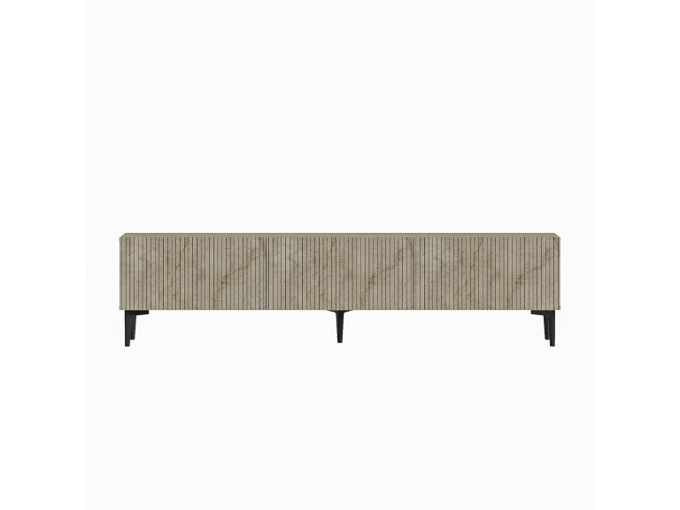 TV-Möbel aus Holz "Oscar" - 180 x 31 x 45 cm - Beige