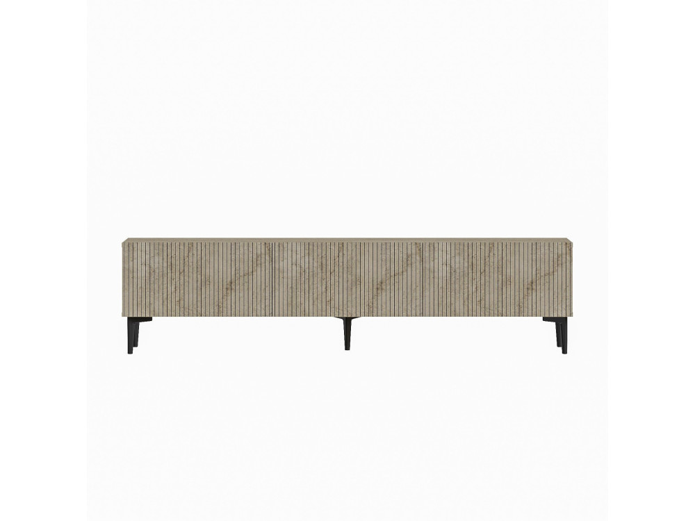 TV-Möbel aus Holz "Oscar" - 180 x 31 x 45 cm - Beige