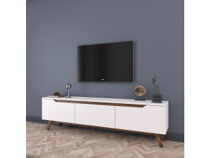 TV-Möbel aus Holz "Digi" - 180 x 35 x 48 cm - Braun 2