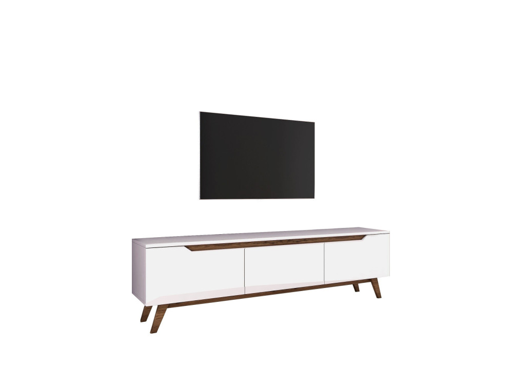 TV-Möbel aus Holz "Digi" - 180 x 35 x 48 cm - Braun