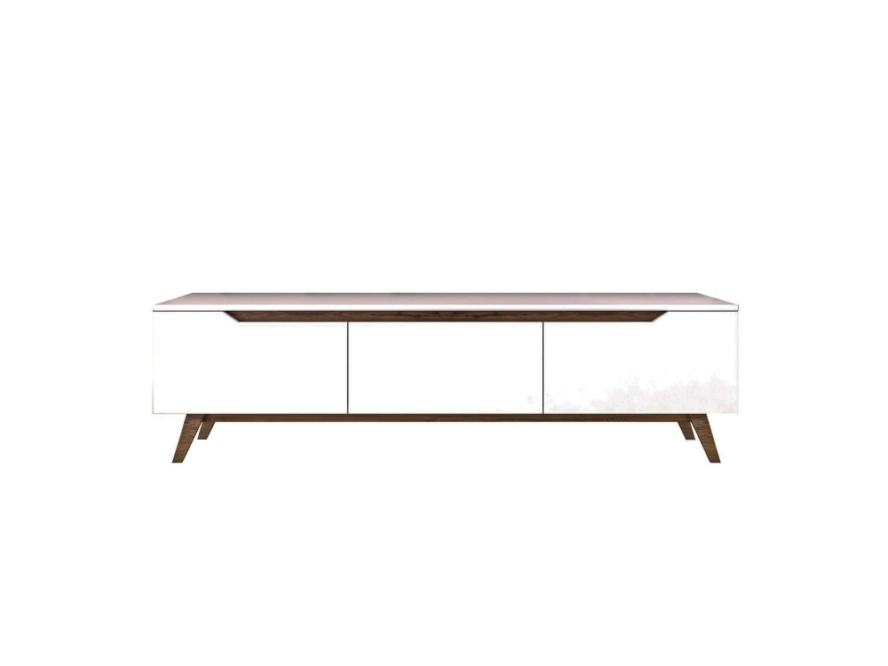 TV-Möbel aus Holz "Digi" - 180 x 35 x 48 cm - Braun