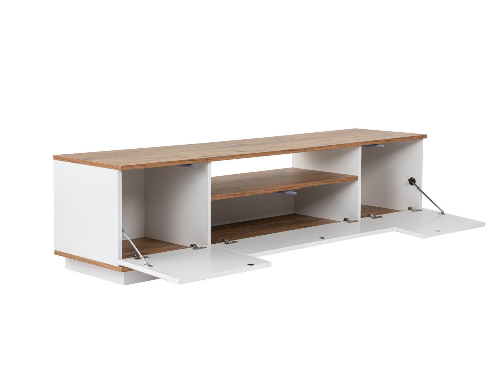 TV-Möbel aus Holz "Veramont" - 180 x 44 x 44 cm - Braun