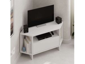 TV-Möbel aus Holz "Viva" - 95 x 35 x 45 cm - Weiß 2